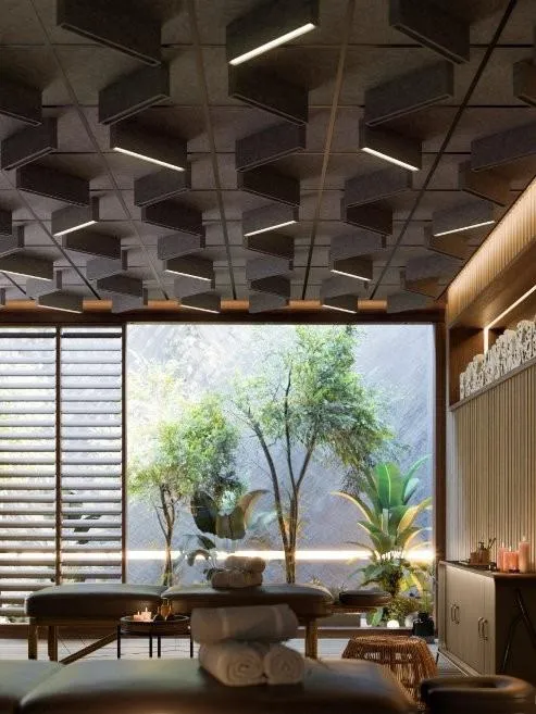 Fact | Modular Acoustic Ceilings – Flexible Configurations Hero