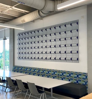 Saddle-Down Wall Tile