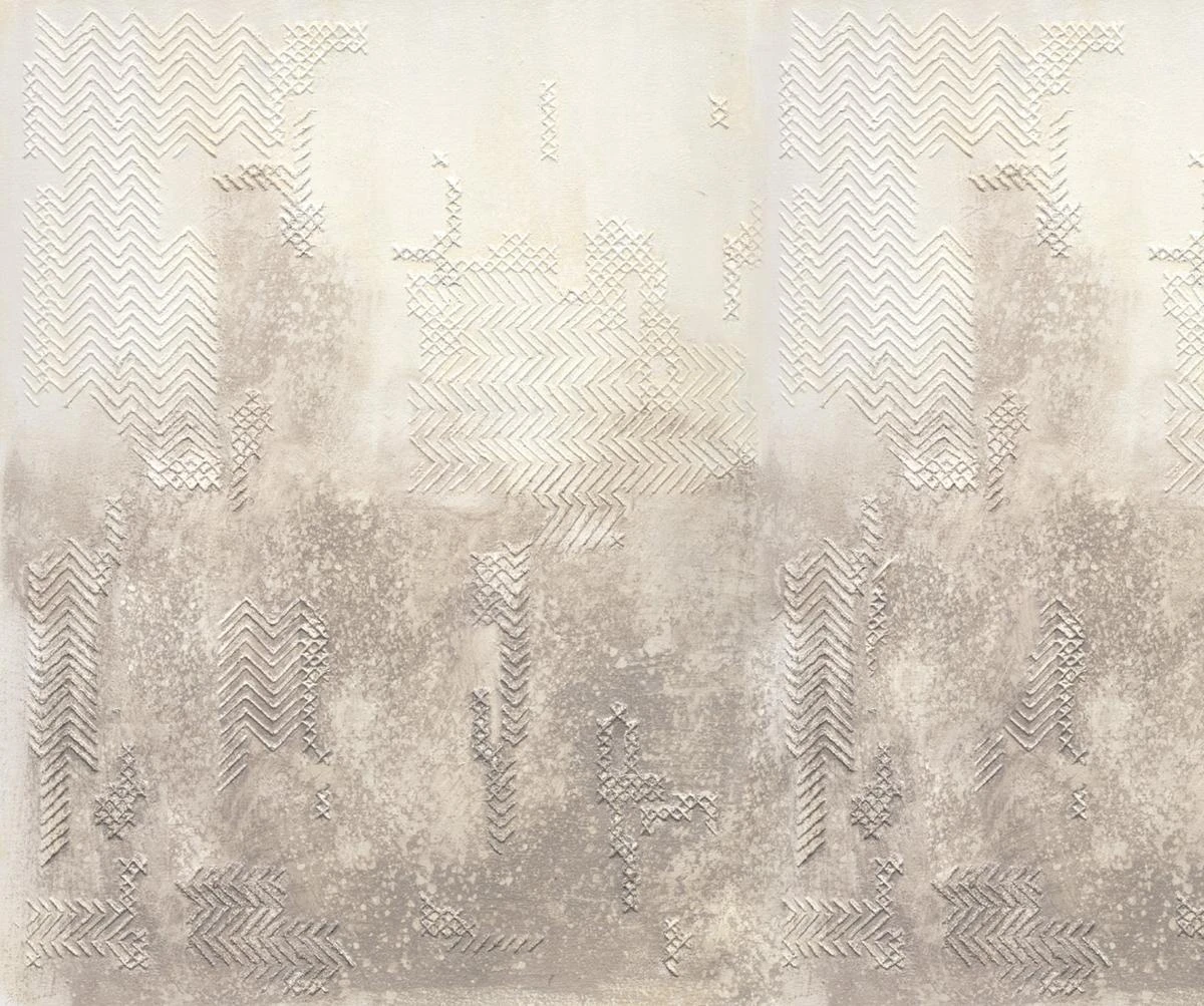 White Mended Painting