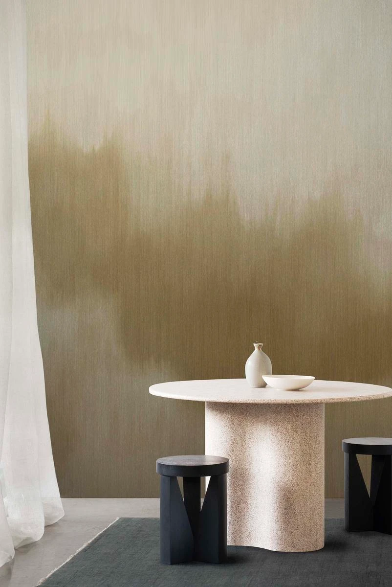 Solar Wallpaper - Gold metallic
